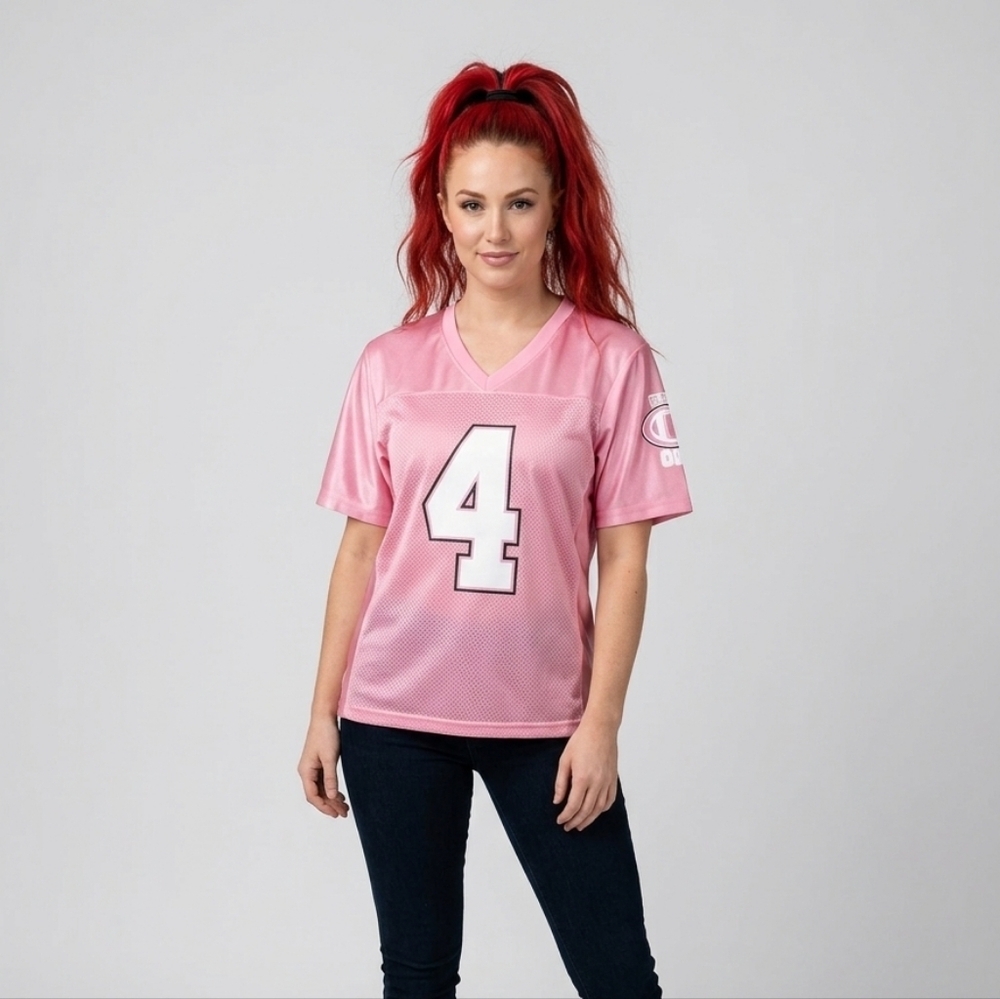 PINK NFL Players PACKERS #4 Brett FARVE Womens Jersey Sz L